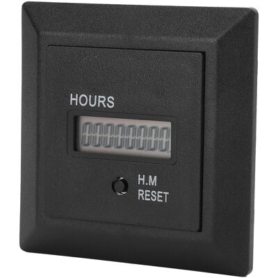 HEAT Betriebsstundenzähler Für Boote, Motorräder, Schneemobile, Generatoren, Traktoren, Rasenmäher Hm‑1r 100v‑250v HEAT Betriebsstundenzähler Für Boote, Motorräder, Schneemobile, Generatoren, Traktoren, Rasenmäher Hm‑1r 100v‑250v