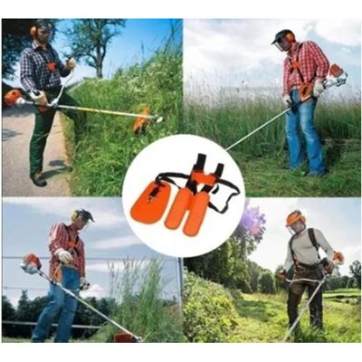 JUTE Luxuriöser Rasenmäher-schultergurt, Doppelt Verstellbarer Schultergurt, Metallschnalle Für Rasenmäher, Nylon-schultergurt, Orange. JUTE Luxuriöser Rasenmäher-schultergurt, Doppelt Verstellbarer Schultergurt, Metallschnalle Für Rasenmäher, Nylon-schultergurt, Orange.