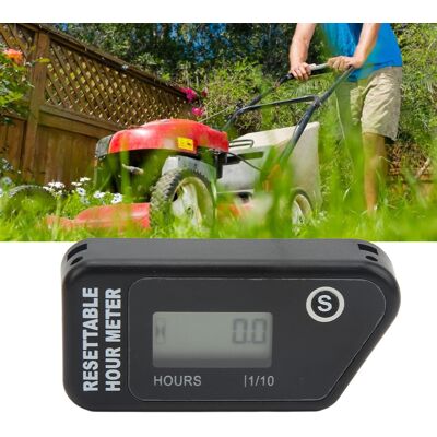 JUTE Wasserdichter Drehzahlmesser Für Motorrad-rasenmäher, Benzinmotor, Hm016r Induktions-lcd-digitalanzeige-drehzahlmesser, Schwarz (lieferung Mit Integrierter Batterie). JUTE Wasserdichter Drehzahlmesser Für Motorrad-rasenmäher, Benzinmotor, Hm016r Induktions-lcd-digitalanzeige-drehzahlmesser, Schwarz (lieferung Mit Integrierter Batterie).