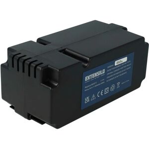 EXTENSILO Akku kompatibel mit Yard Force X100i, SA900B, SA650B, X80i, X50i Rasenmäher (5000mAh, 25,2V, Li-Ion)