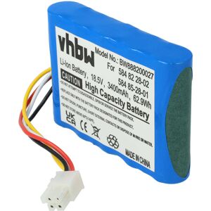 Vhbw - Akku kompatibel mit Gardena R160Li, R100LIC, R130LIC, R160, Sileno+ 4050 Rasenroboter Rasenmäher (3400mAh, 18,5V, Li-Ion)