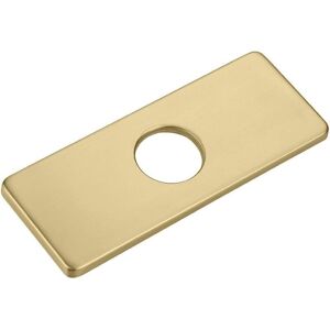 Edelstahl-Wasserhahnplatte für Einloch-Wasserhahn als Basis für Seifenspender oder anderes Zubehör, 15,2 cm (Gold) - Ccykxa Edelstahl-Wasserhahnplatte für Einloch-Wasserhahn als Basis für Seifenspender oder anderes Zubehör, 15,2 cm (Gold) - Ccykxa