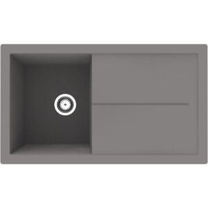 Respekta Lavello mineralite - grau - 86x50 cm - Unterbau-Spüle Respekta Lavello mineralite - grau - 86x50 cm - Unterbau-Spüle