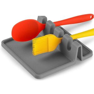 XISRENS Silikon-Besteckablage mit Abtropffläche für mehrere Küchenutensilien, hitzebeständig, BPA-frei, Löffelablage und Herdplattenhalter XISRENS Silikon-Besteckablage mit Abtropffläche für mehrere Küchenutensilien, hitzebeständig, BPA-frei, Löffelablage und Herdplattenhalter