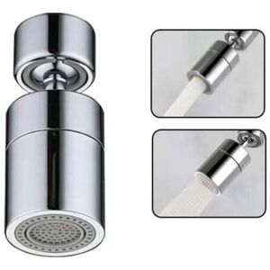 TEHTUY Wasserhahn-Luftsprudler (silber), 360° drehbarer Küchenarmatur-Auslauf, wassersparender Luftsprudler mit 2 Modi, Luftsprudler-Filter für Küchen- und TEHTUY Wasserhahn-Luftsprudler (silber), 360° drehbarer Küchenarmatur-Auslauf, wassersparender Luftsprudler mit 2 Modi, Luftsprudler-Filter für Küchen- und