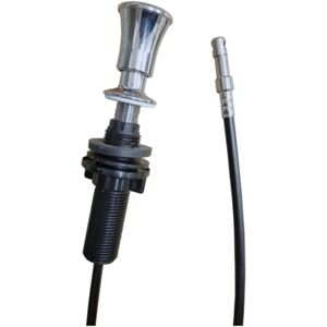 Lira - Zugstange aus Edelstahl 304 glänzend poliert, Kabel 560 mm für automatischen Spülenablauf Lira - Zugstange aus Edelstahl 304 glänzend poliert, Kabel 560 mm für automatischen Spülenablauf