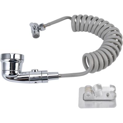 HEAT Waschbecken-duschbrause Mit Dehnbarem Schlauch Und Verstellbarem Modus, Wasserhahn-brauseaufsatz Zum Shampoonieren Und Baden Von Haustieren HEAT Waschbecken-duschbrause Mit Dehnbarem Schlauch Und Verstellbarem Modus, Wasserhahn-brauseaufsatz Zum Shampoonieren Und Baden Von Haustieren