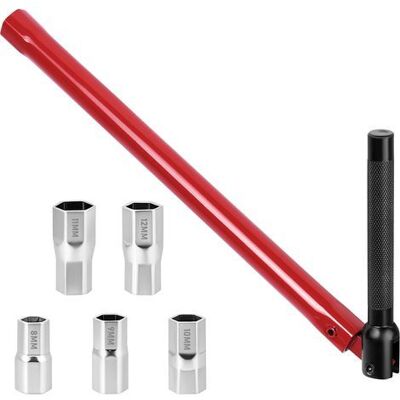 ABYSSE Wasserhahnschlüssel Für Küchenspülen, Montagewerkzeug 8–12 Mm + 6 Steckschlüssel, Wasserhahnschlüssel Für Waschbecken, Küche, Bad Und Spüle ABYSSE Wasserhahnschlüssel Für Küchenspülen, Montagewerkzeug 8–12 Mm + 6 Steckschlüssel, Wasserhahnschlüssel Für Waschbecken, Küche, Bad Und Spüle