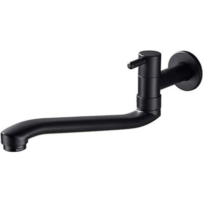 OEM Wandmontierter Wasserhahn Aus Edelstahl, Einzel-kaltwasser-schwenkarmatur OEM Wandmontierter Wasserhahn Aus Edelstahl, Einzel-kaltwasser-schwenkarmatur