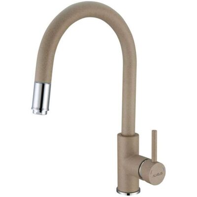 Alveus Delos - Küchenarmatur - Beige - Einhebelmischer - Ausziehbarer Sprühkopf Alveus Delos - Küchenarmatur - Beige - Einhebelmischer - Ausziehbarer Sprühkopf
