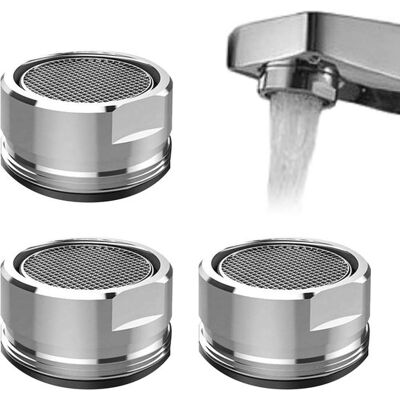 OEM 3er-set Luftsprudler – Wassersparender Wasserhahn-siebeinsatz Mit Edelstahlfilter Für Küche Und Bad OEM 3er-set Luftsprudler – Wassersparender Wasserhahn-siebeinsatz Mit Edelstahlfilter Für Küche Und Bad