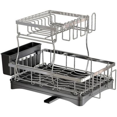 OEM Ablage Aus Edelstahl 304, Ein- Oder Zweistufiges Spülbecken, Abtropffläche, Geschirrablage, Lebensmittelechter Edelstahl 304, Hauptfarbe + Schneidebretthalter OEM Ablage Aus Edelstahl 304, Ein- Oder Zweistufiges Spülbecken, Abtropffläche, Geschirrablage, Lebensmittelechter Edelstahl 304, Hauptfarbe + Schneidebretthalter