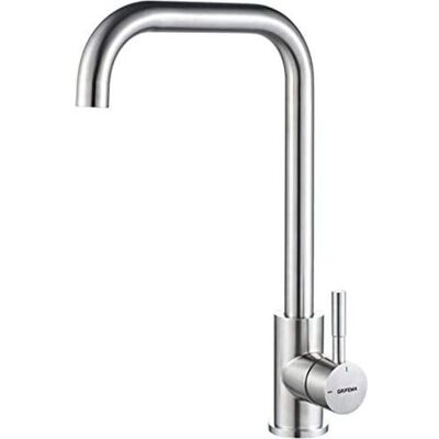 ABYSSE Küchenarmatur Mit 360° Schwenkbarem Auslauf, Einhebel-spültischmischer, Edelstahl ABYSSE Küchenarmatur Mit 360° Schwenkbarem Auslauf, Einhebel-spültischmischer, Edelstahl