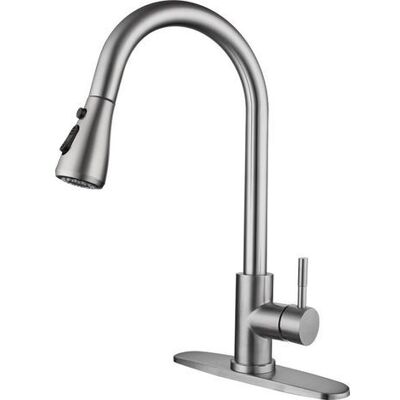 ABYSSE Küchenarmatur, Edelstahl, Silber ABYSSE Küchenarmatur, Edelstahl, Silber
