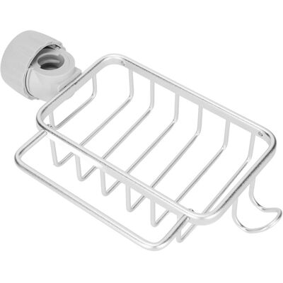 HEAT Ablage Für Küchenarmaturen, Schwammhalter, Hängeablage Mit Handtuchhalter Für Küchenspülen, Silber HEAT Ablage Für Küchenarmaturen, Schwammhalter, Hängeablage Mit Handtuchhalter Für Küchenspülen, Silber