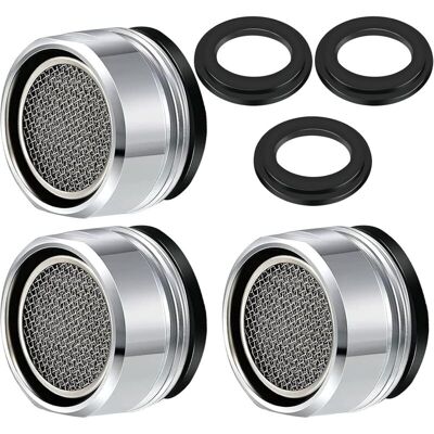 OEM M24 Wasserhahn-strahlregler, 3-teiliges Set, Wassersparender Wasserhahnfilter, Wasserhahnzubehör, Diffusor-wasserhahnfilter Mit Dichtungsring Für Küche Und Bad OEM M24 Wasserhahn-strahlregler, 3-teiliges Set, Wassersparender Wasserhahnfilter, Wasserhahnzubehör, Diffusor-wasserhahnfilter Mit Dichtungsring Für Küche Und Bad