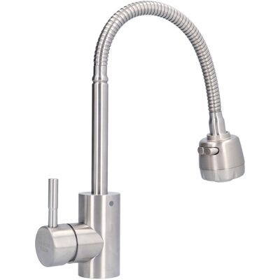 HEAT Universeller Edelstahl-wasserhahn Für Badezimmer, Waschbecken, Warm- Und Kaltwasser Mit 2 Geschwindigkeitsstufen Für Küche Und Haushalt HEAT Universeller Edelstahl-wasserhahn Für Badezimmer, Waschbecken, Warm- Und Kaltwasser Mit 2 Geschwindigkeitsstufen Für Küche Und Haushalt