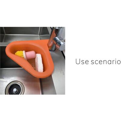HEAT Siebkorb Für Spülbecken, Bohrfreier Abtropfkorb Für Spülbecken, Dreieckiger Eck-siebhalter Für Küchenspülen, Zum Aufhängen In Küche Und Bad HEAT Siebkorb Für Spülbecken, Bohrfreier Abtropfkorb Für Spülbecken, Dreieckiger Eck-siebhalter Für Küchenspülen, Zum Aufhängen In Küche Und Bad