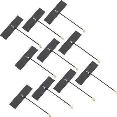 HEAT 10 Stück Interne Flexible Fpc-t-antennen, 2,4 Ghz, 4 Dbi Signalstabilität, Eingebaute Weiche Antenne Der 1. Generation, Ipex HEAT 10 Stück Interne Flexible Fpc-t-antennen, 2,4 Ghz, 4 Dbi Signalstabilität, Eingebaute Weiche Antenne Der 1. Generation, Ipex