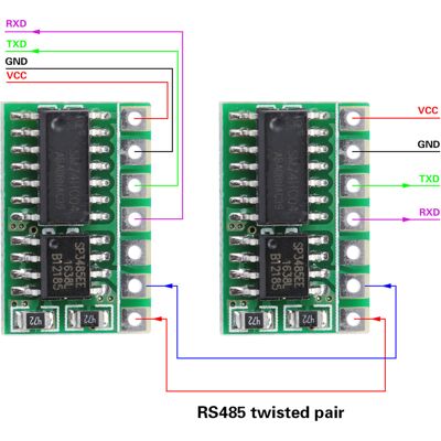 JUTE Uart Zu Rs485 Serieller Transceiver Konverter Sp3485 R411a01 JUTE Uart Zu Rs485 Serieller Transceiver Konverter Sp3485 R411a01