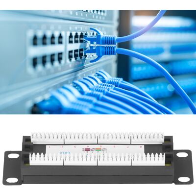 JUTE 8-port-netzwerk-patchpanel Kategorie 6, Ungeschirmt, Utp, Mit Montagehalterung JUTE 8-port-netzwerk-patchpanel Kategorie 6, Ungeschirmt, Utp, Mit Montagehalterung