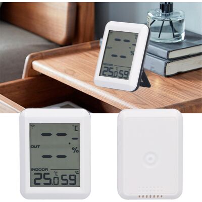 JUTE Mini-funk-temperatur- Und Feuchtigkeitsmonitor Für Innen- Und Außenbereiche Mit °c/℉-umschaltung JUTE Mini-funk-temperatur- Und Feuchtigkeitsmonitor Für Innen- Und Außenbereiche Mit °c/℉-umschaltung