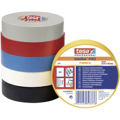 Tesa Weiß PVC Isolierband - 4163-191-92 - Elektrische Isolierung Tesa Weiß PVC Isolierband - 4163-191-92 - Elektrische Isolierung