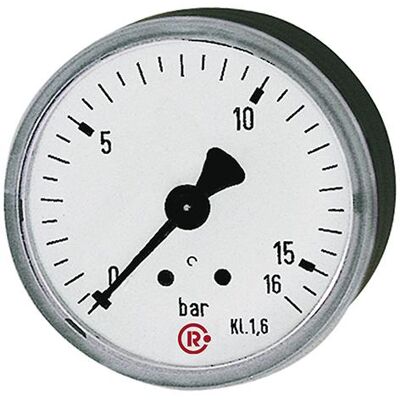 Fp - Manometer D. 50 Mm 0-6bar G1/4 Rue Zent. Fp - Manometer D. 50 Mm 0-6bar G1/4 Rue Zent.