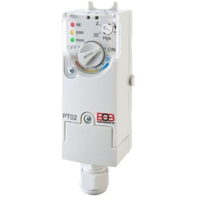 ELEKTROBOCK Eob Anlegethermostat 646, Elektronisch, Pt02, Weiß ELEKTROBOCK Eob Anlegethermostat 646, Elektronisch, Pt02, Weiß
