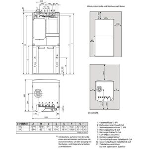 Gas-Brennwerttherme auroCOMPACT vsc s 206/4-5 150 ll, Kompaktgerät - Vaillant