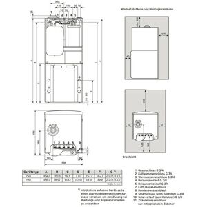 Vaillant Gas-Brennwerttherme auroCOMPACT VSC S 206/4-5 190 E, Kompaktgerät