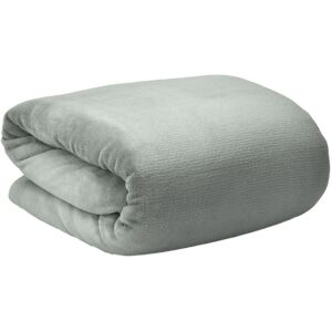 Aurelia Corall Fleece Decke Hellgrau, 200x150 cm - Beautissu Aurelia Corall Fleece Decke Hellgrau, 200x150 cm - Beautissu