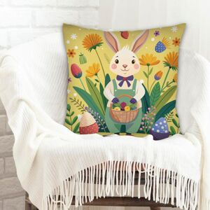 AULEDIO Housse de coussin carréeélégant pour mariage, anniversaire, naissance de bébé AULEDIO Housse de coussin carréeélégant pour mariage, anniversaire, naissance de bébé