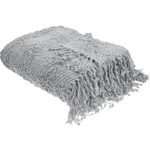 Beliani Vella Baumwolldecke - 200x220 cm - Grau Beliani Vella Baumwolldecke - 200x220 cm - Grau