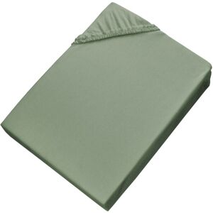 SCHÖNER WOHNEN-KOLLEKTION SCHÖNER WOHNEN Spannbettlaken BASIC - 1 Stück 100x200 cm, Salbei SCHÖNER WOHNEN-KOLLEKTION SCHÖNER WOHNEN Spannbettlaken BASIC - 1 Stück 100x200 cm, Salbei