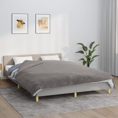 Gewichtsdecke Mit Bezug Grau 200x220 Cm 9 Kg Stoff - Vidaxl Gewichtsdecke Mit Bezug Grau 200x220 Cm 9 Kg Stoff - Vidaxl