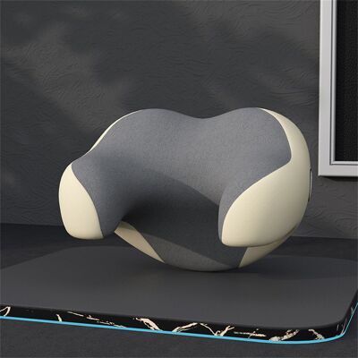 HEAT U-förmiges Nackenkissen Aus Memory-schaum Fürs Auto, Aprikosengraue Kopfstütze, Nackenstütze Fürs Auto, Ergonomisches Kissen. HEAT U-förmiges Nackenkissen Aus Memory-schaum Fürs Auto, Aprikosengraue Kopfstütze, Nackenstütze Fürs Auto, Ergonomisches Kissen.