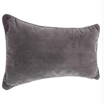 Kissen Lilou Samteffekt 30 X 50 Cm Atmosphera - Dunkelgrau Kissen Lilou Samteffekt 30 X 50 Cm Atmosphera - Dunkelgrau