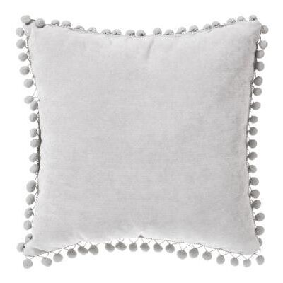 Kissen Pompons 40 X 40 Cm Atmosphera Hellgrau - Gris Clair Kissen Pompons 40 X 40 Cm Atmosphera Hellgrau - Gris Clair