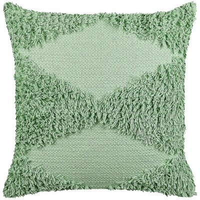 Beliani Baumwoll-Kissen mit geometrischem Muster - Quadratisches Kissen Beliani Baumwoll-Kissen mit geometrischem Muster - Quadratisches Kissen