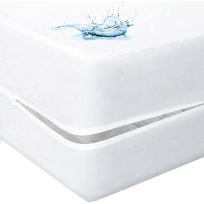 OEM Wasserdichter Matratzenschoner Mit Reißverschluss 200 X 90 X 30 Cm Mit Reißverschluss Wasserdichtes Spannbettlaken Rundumschutz Für Erwachsene 90 Weiß OEM Wasserdichter Matratzenschoner Mit Reißverschluss 200 X 90 X 30 Cm Mit Reißverschluss Wasserdichtes Spannbettlaken Rundumschutz Für Erwachsene 90 Weiß