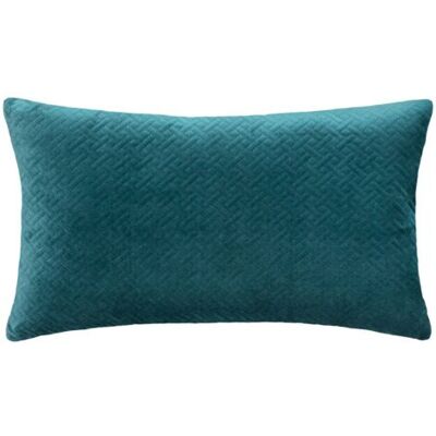 Atmosphera - Kissen Dolce - Geprägter Samt - Blaugrün 38x58 Cm Créateur D'Intérieur Atmosphera - Kissen Dolce - Geprägter Samt - Blaugrün 38x58 Cm Créateur D'Intérieur