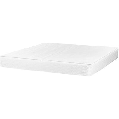 Beliani Wasserkernbettbezug Weiß Baumwolle Super King Größe Beliani Wasserkernbettbezug Weiß Baumwolle Super King Größe