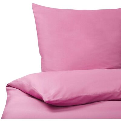 Beliani Pinkes Baumwoll-Bettwäsche-Set - HARMONRIDGE - 155x220 cm Beliani Pinkes Baumwoll-Bettwäsche-Set - HARMONRIDGE - 155x220 cm