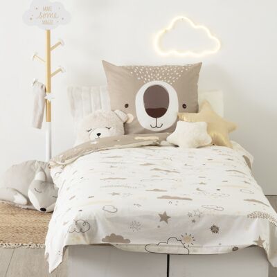 ATMOSPHERA Bettbezug 140 X 200 Bär Wendbar 100% Baumwolle / 57 Fäden/cm². ATMOSPHERA Bettbezug 140 X 200 Bär Wendbar 100% Baumwolle / 57 Fäden/cm².