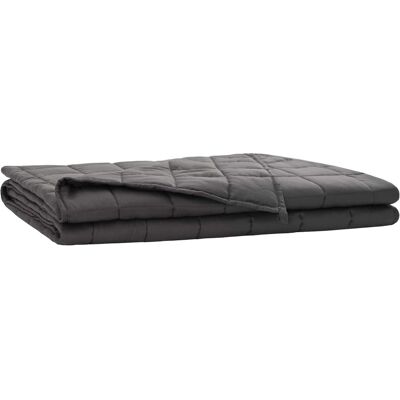 Vidaxl Weighted Blanket Anthracite 150 X 200 Cm 7 Kg 100% Cotton 205t Vidaxl Weighted Blanket Anthracite 150 X 200 Cm 7 Kg 100% Cotton 205t