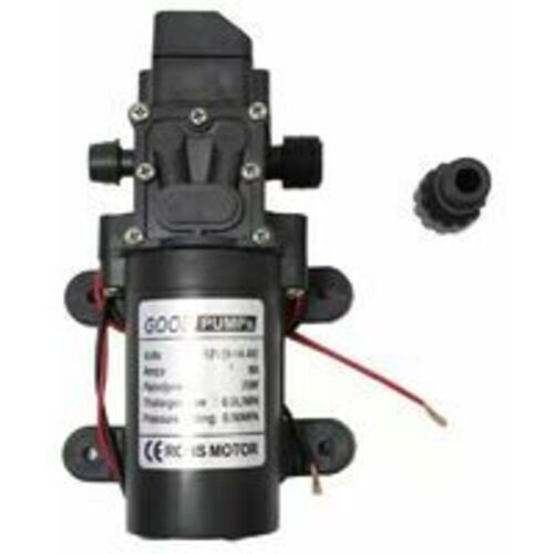 TORMATOR Hochdruck-Gleichstrom-12V-selbstansaugende elektrische Membranwasserpumpe für Wohnwagen, Boote, Reinigungs-, Wasch- und Gartenbewässerung