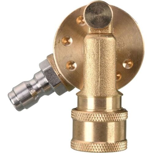 ENOWELIR Tägliches Schwenkkupplungswerkzeug für Hochdruckreinigerdüsen, Dachrinnenreiniger, 1/4-Zoll-Schnellkupplungsanschluss, 240 Grad, 4500 PSI