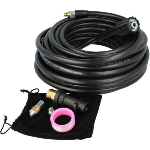 15m Hochdruckschlauch kompatibel mit Kärcher k 4.98 md t 300, 4.91 md t 200, 4.99 m plus, 4.990 md Plus Hochdruckreiniger - Vhbw
