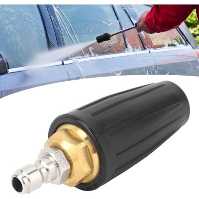 JUTE Rotierende Turbinendüse Für Hochdruckreiniger, 1/4-zoll-anschluss, Hochdruck-wasserpistole, 3000 Psi, Schwarz JUTE Rotierende Turbinendüse Für Hochdruckreiniger, 1/4-zoll-anschluss, Hochdruck-wasserpistole, 3000 Psi, Schwarz